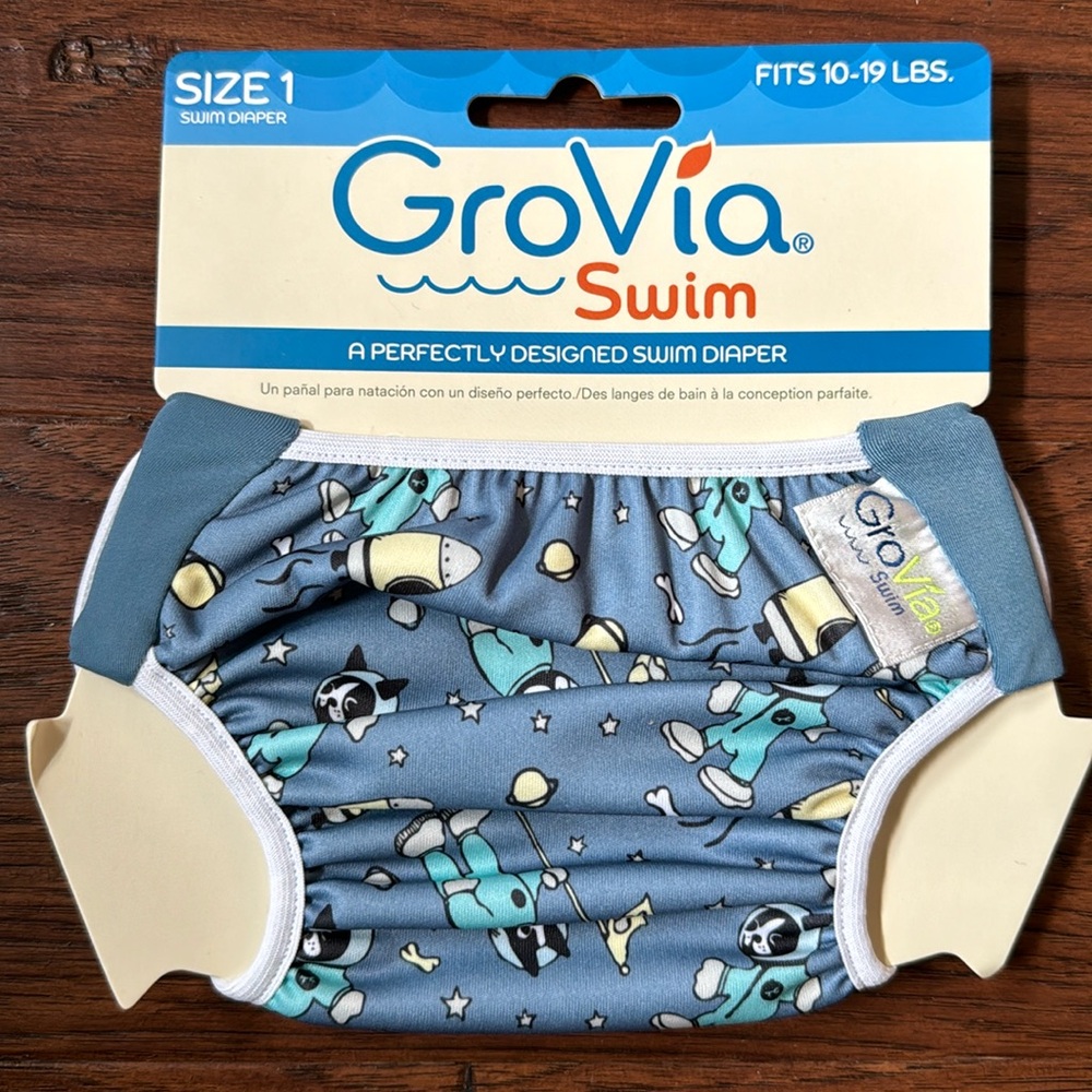 GroVia Swim Diaper - Size 1 - Astro